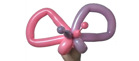how to make a balloon butterfly